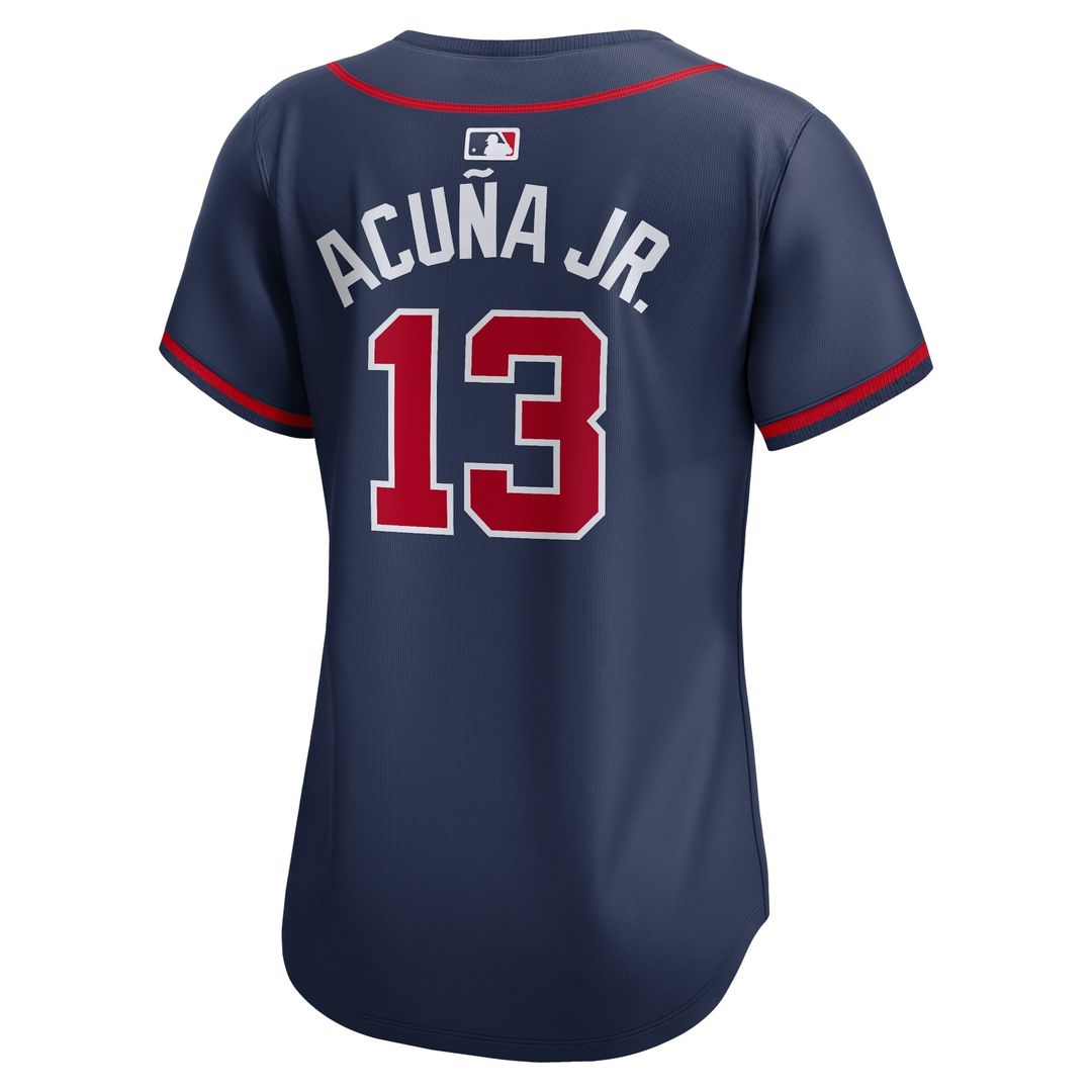 Atlanta Braves Ronald Acuña Jr. Nike Women's Alternate Limited Jersey - Navy