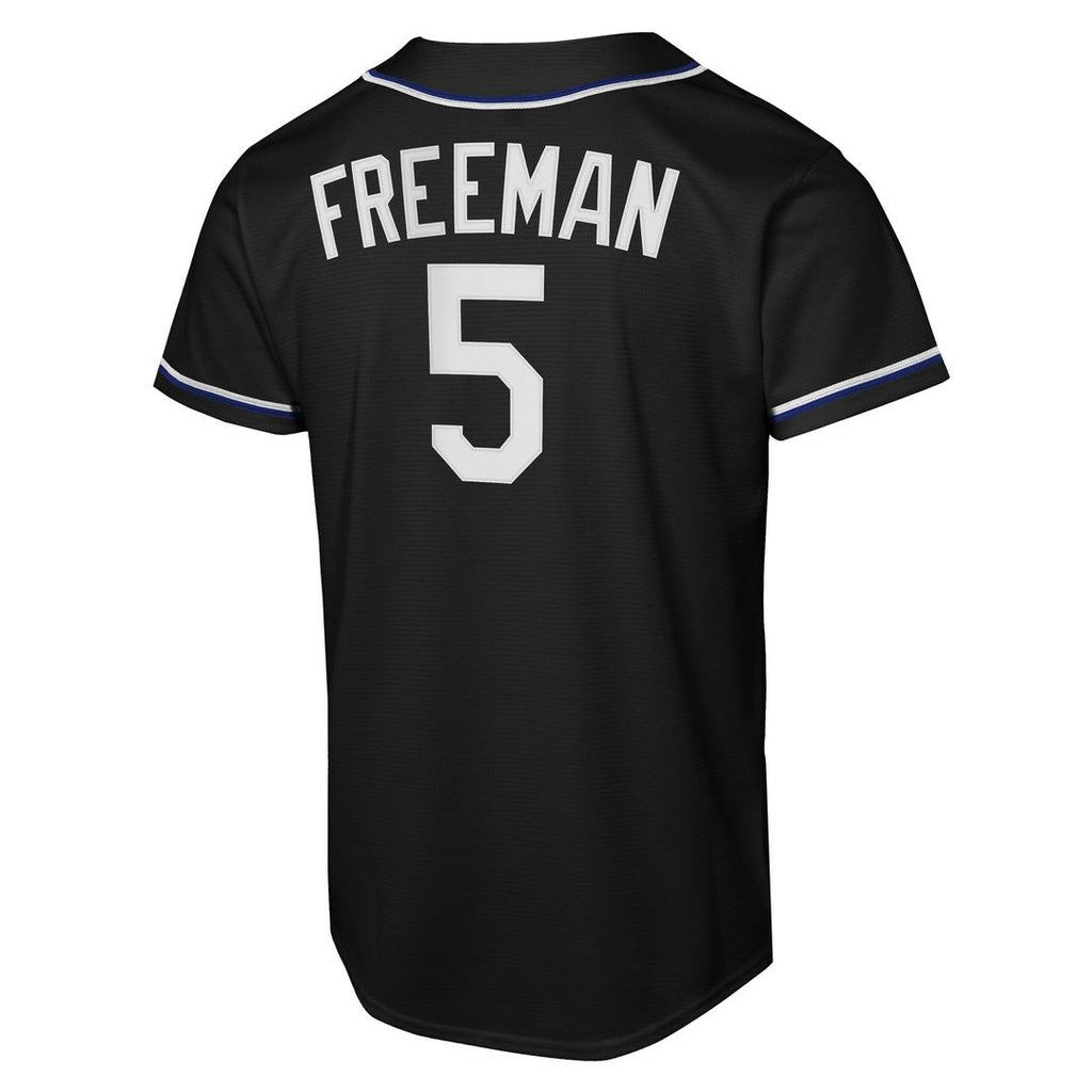 Los Angeles Dodgers Freddie Freeman Nike Youth Fashion Replica Jersey - Black