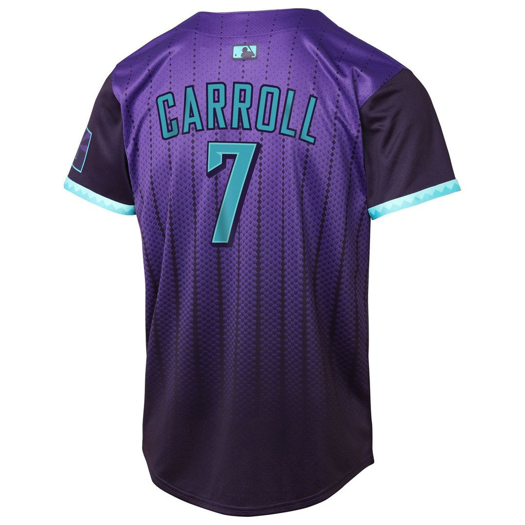 Arizona Diamondbacks Corbin Carroll Nike Youth 2025 City Connect Limited Jersey - Purple