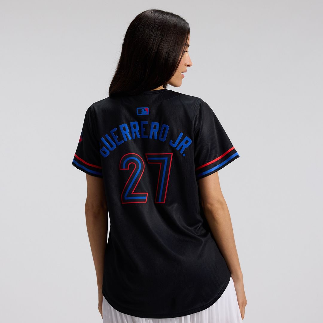 Toronto Blue Jays Vladimir Guerrero Jr. Nike Women's 2024 City Connect Limited Jersey - Navy