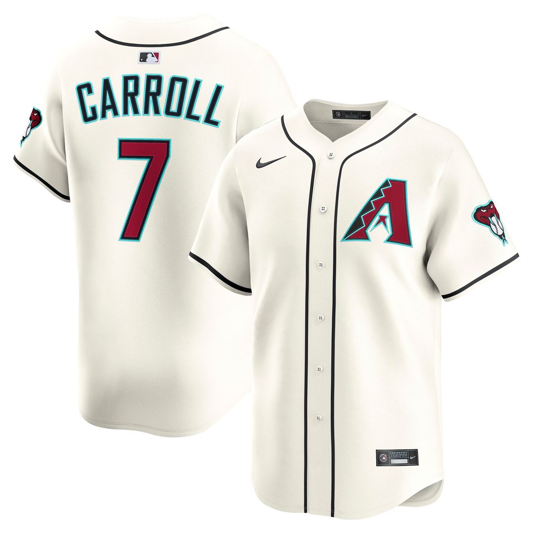Arizona Diamondbacks Corbin Carroll Nike Home Limited Jersey - Cream