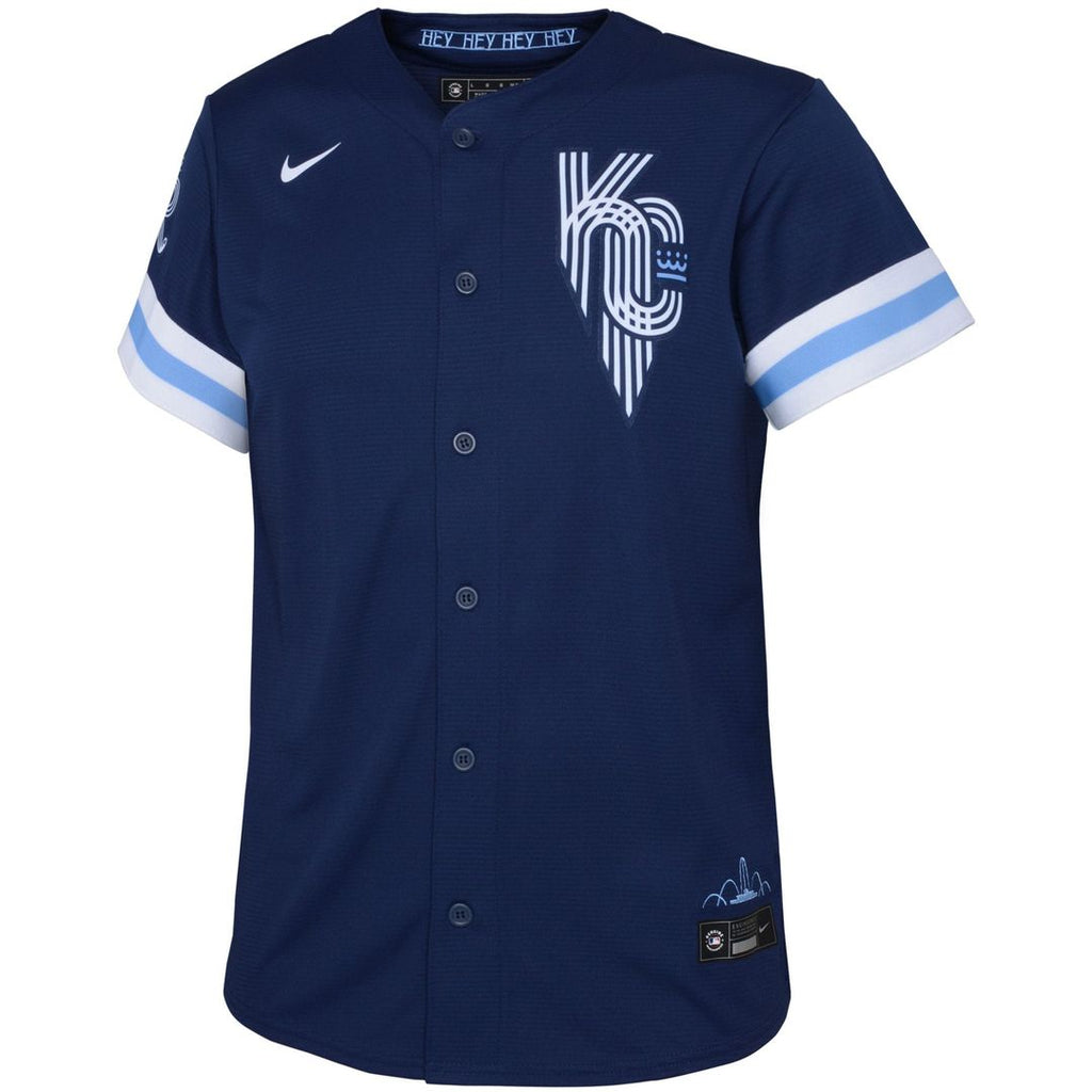 Kansas City Royals Salvador Perez Nike Toddler City Connect Replica Jersey - Navy