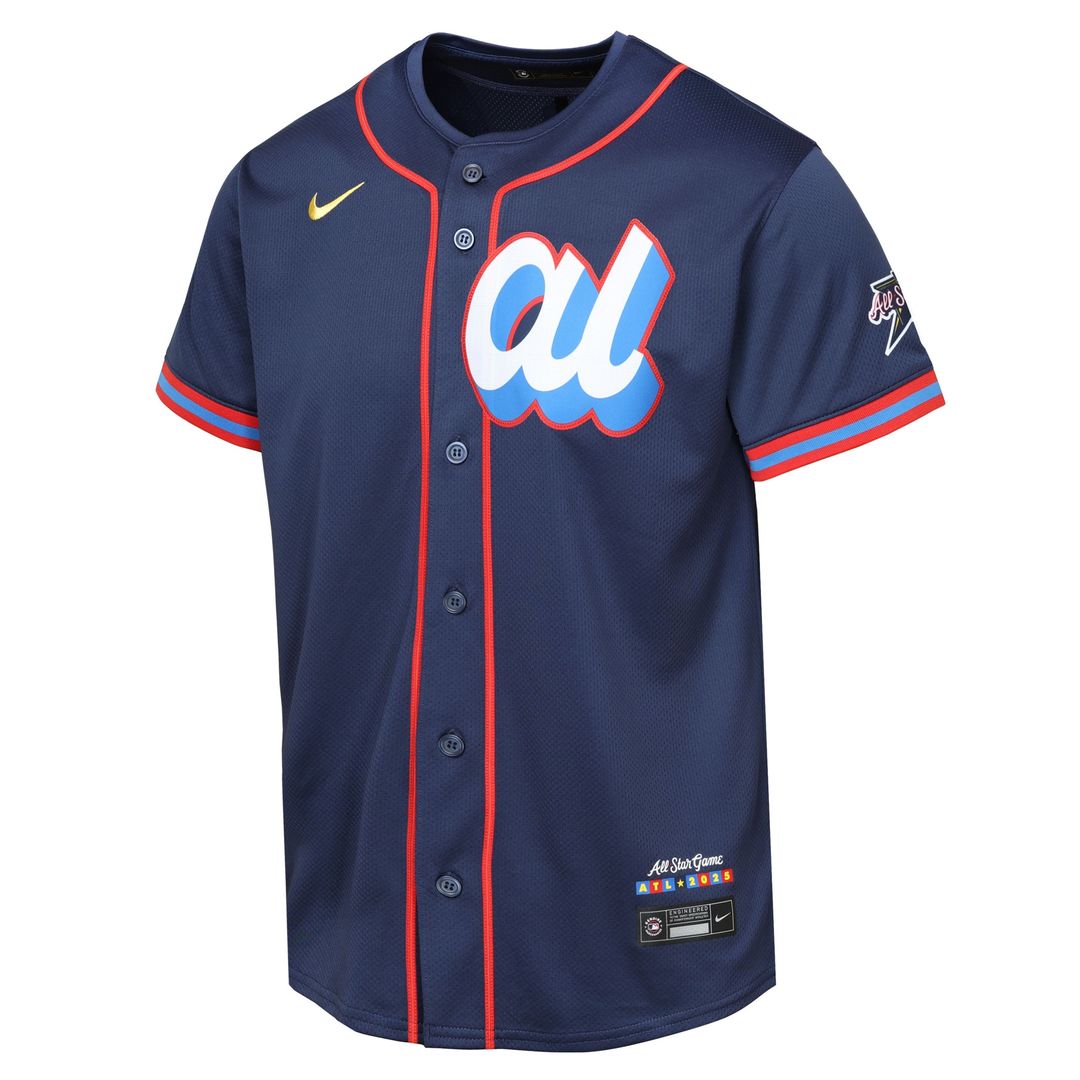 American League Nike Youth 2025 All - Star Edition Limited Jersey - Navy