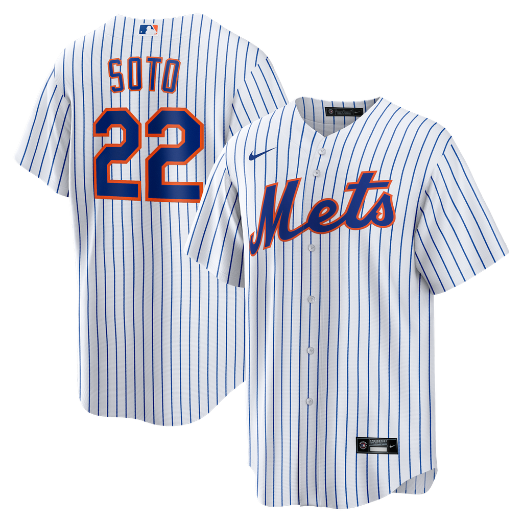 New York Mets Juan Soto Nike Home Replica Jersey - White