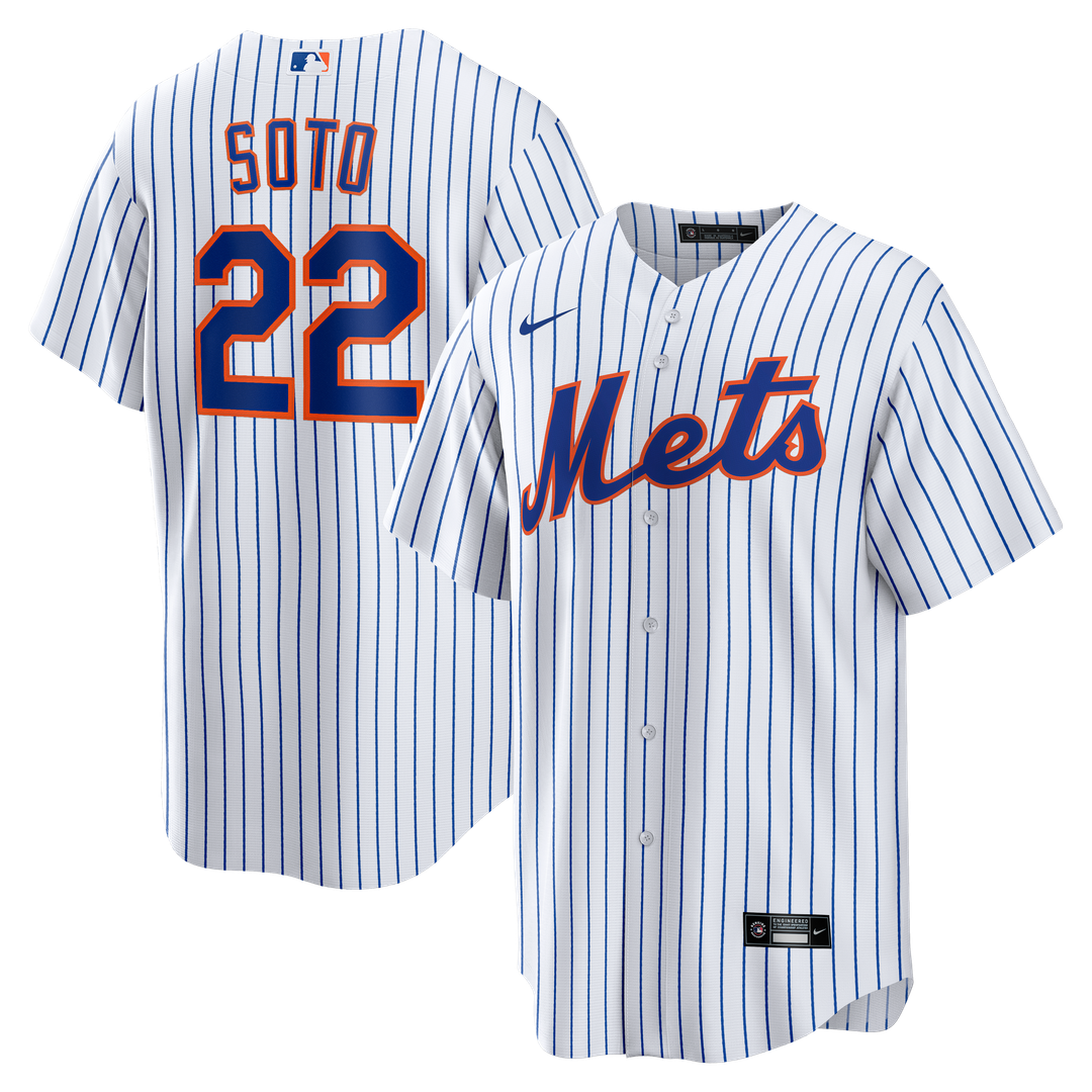 New York Mets Juan Soto Nike Home Replica Jersey - White