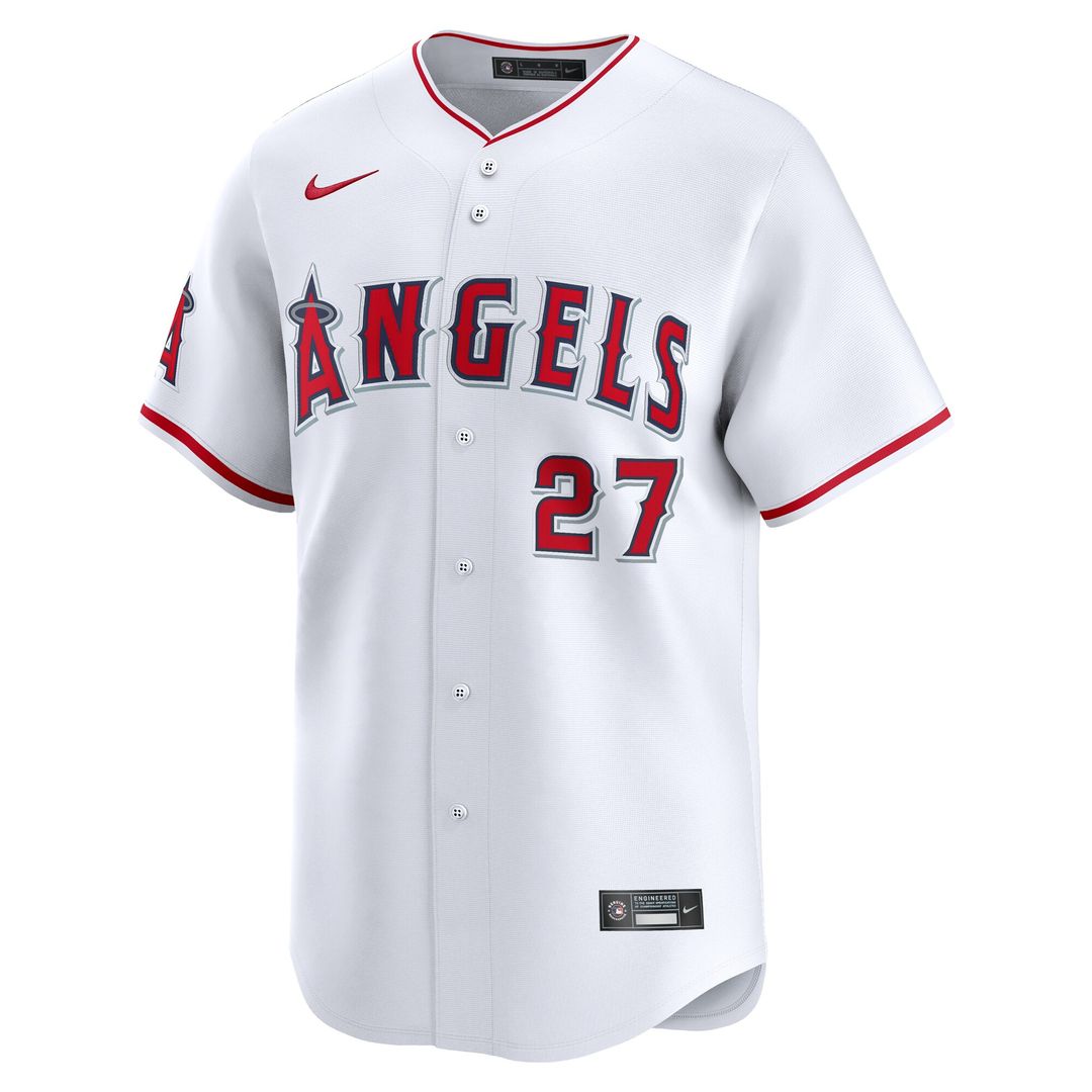Los Angeles Angels Mike Trout Nike Youth Home Limited Jersey - White