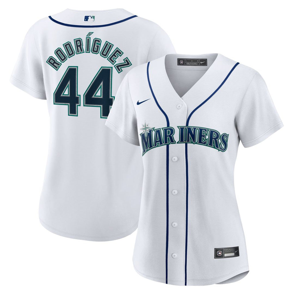 Seattle Mariners Julio Rodriguez Nike Women's Home Replica Jersey - White