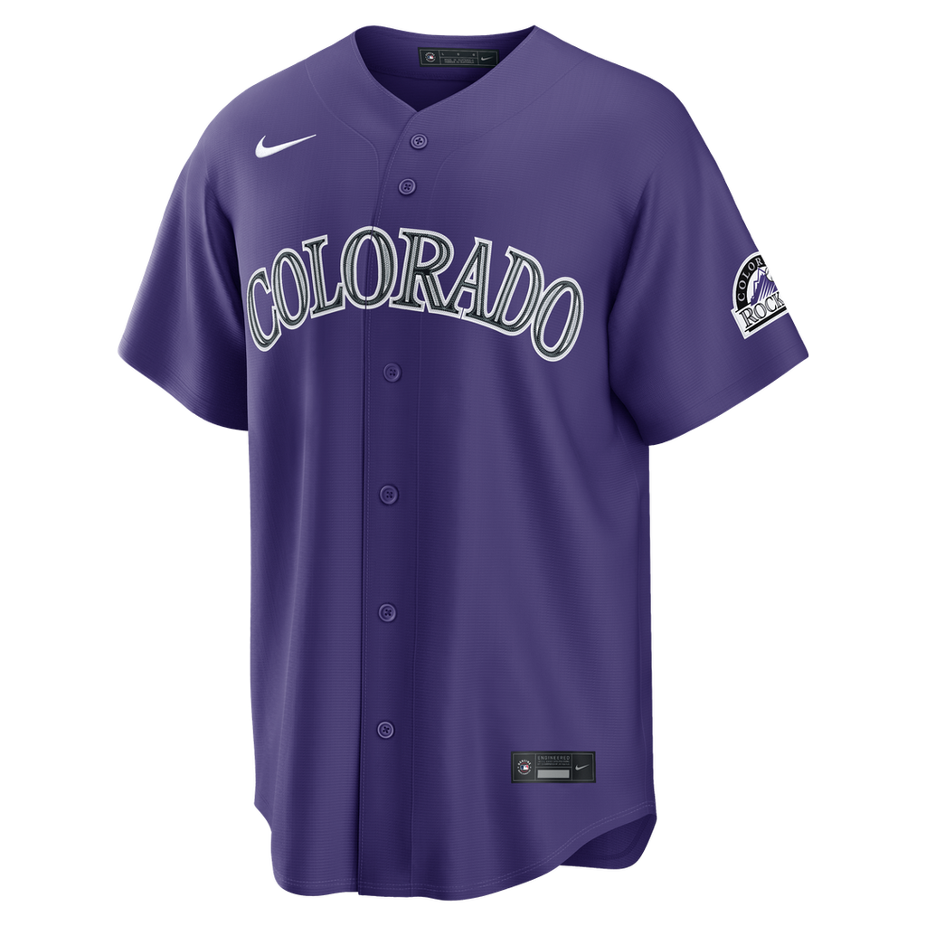 Colorado Rockies Nike Alternate Stadium Jersey - Purple
