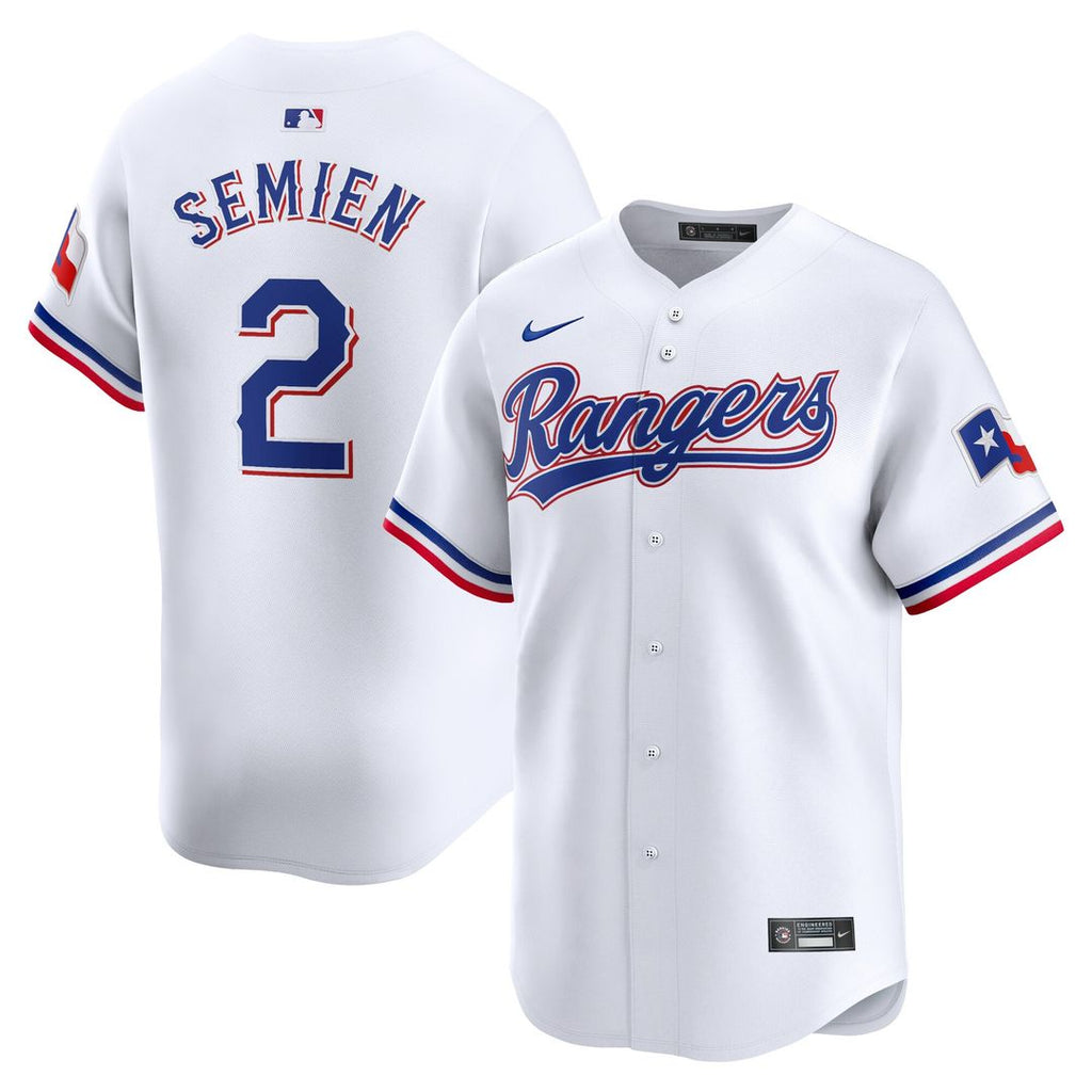 Texas Rangers Marcus Semien Nike Home Limited Jersey - White