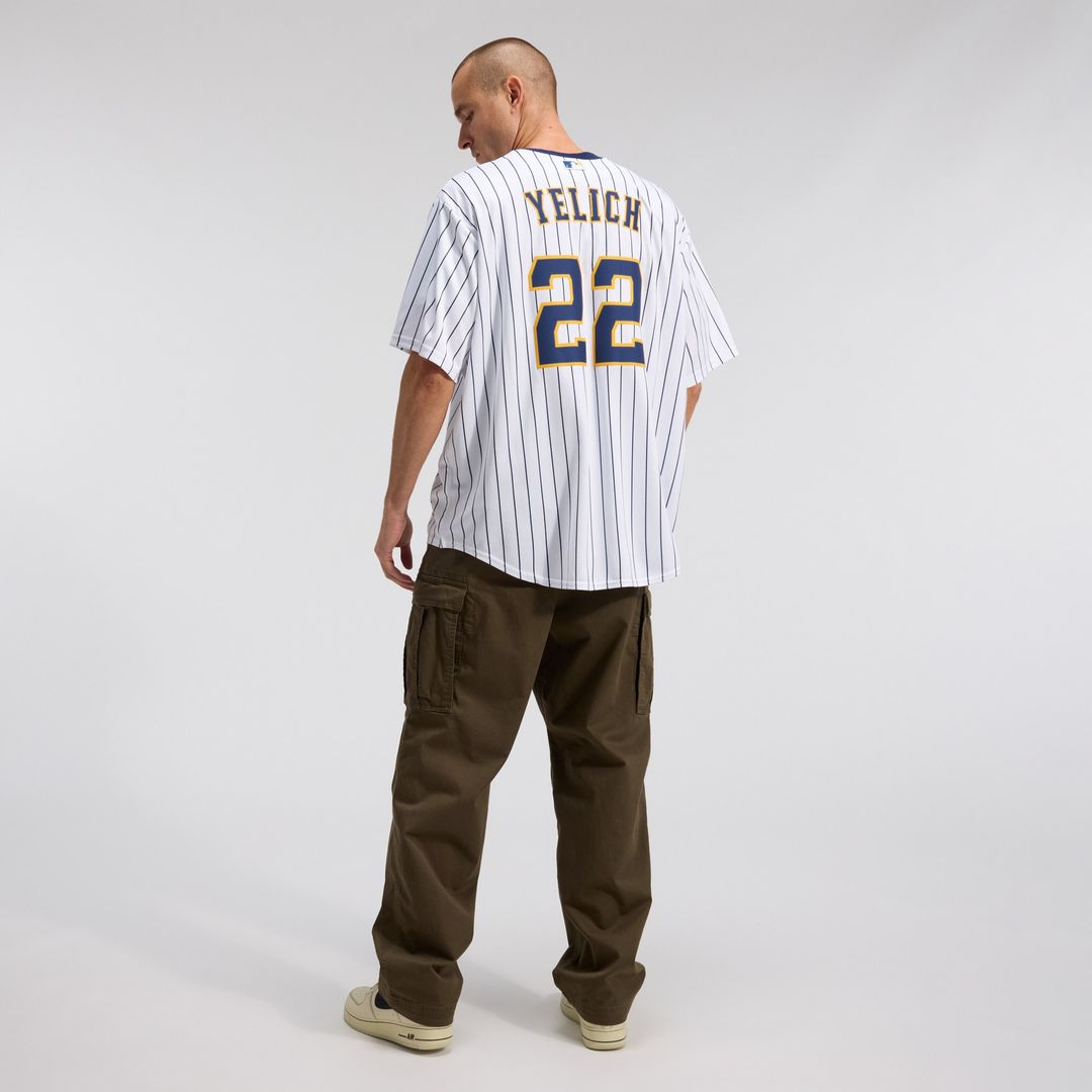 Milwaukee Brewers Christian Yelich Nike Alternate Replica Jersey - White