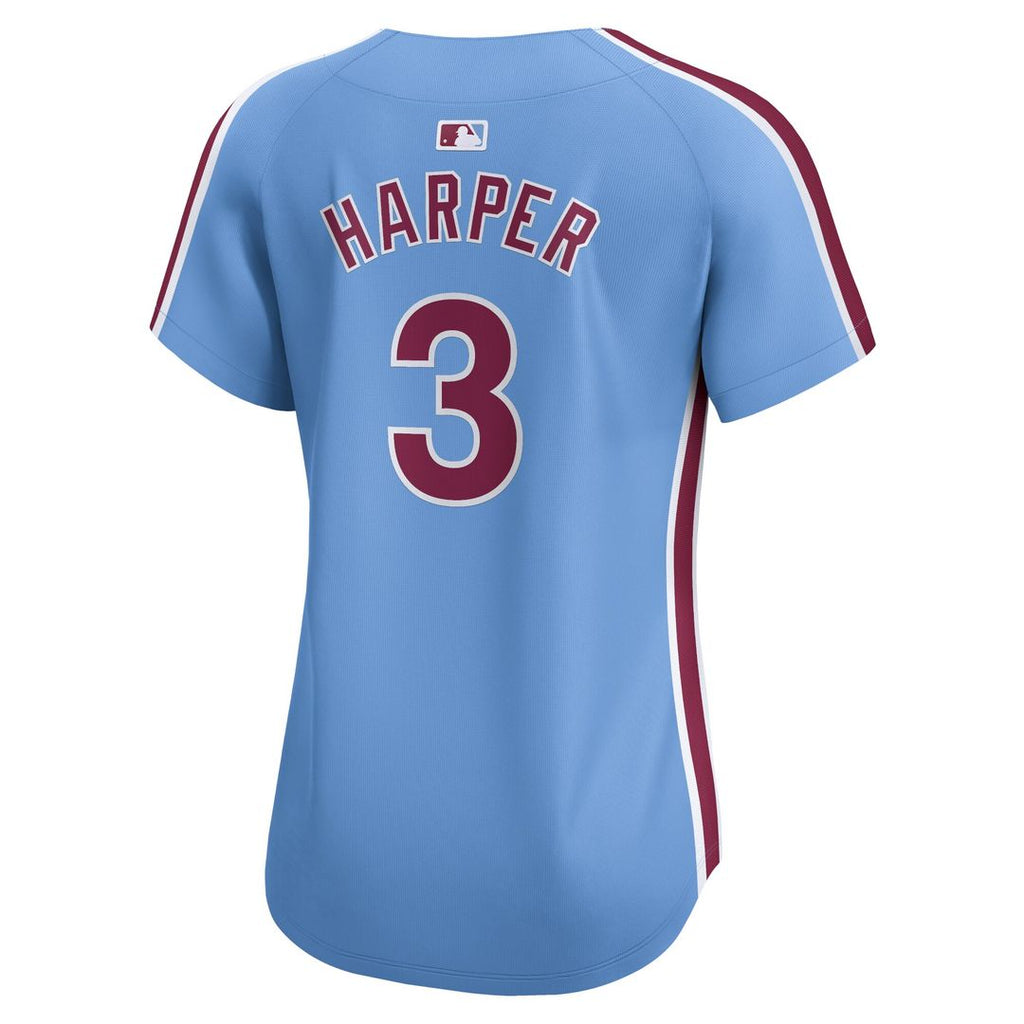 Philadelphia Phillies Bryce Harper Nike Women's Alternate Limited Jersey - Light Blue