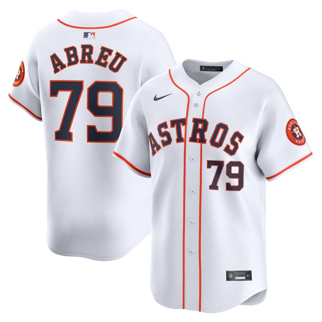 Houston Astros Jose Abreu Nike Home Limited Jersey - White