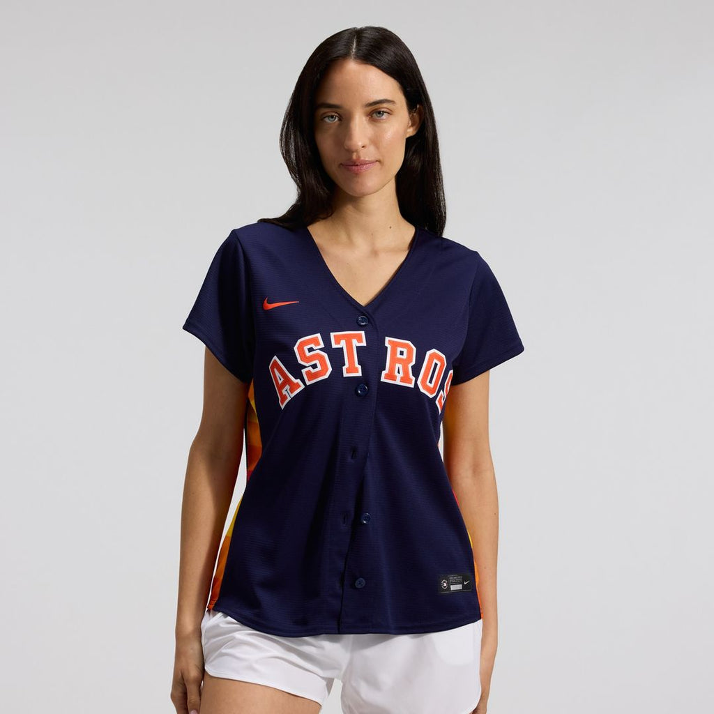 Houston Astros Jose Altuve Nike Women's Alternate Replica Jersey - Navy