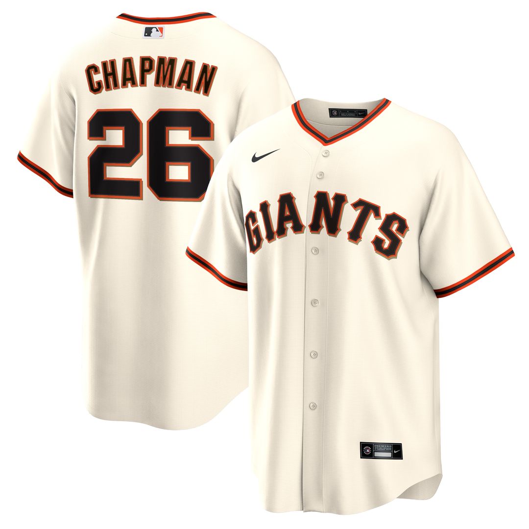 San Francisco Giants Matt Chapman Nike Home Replica Jersey - Cream