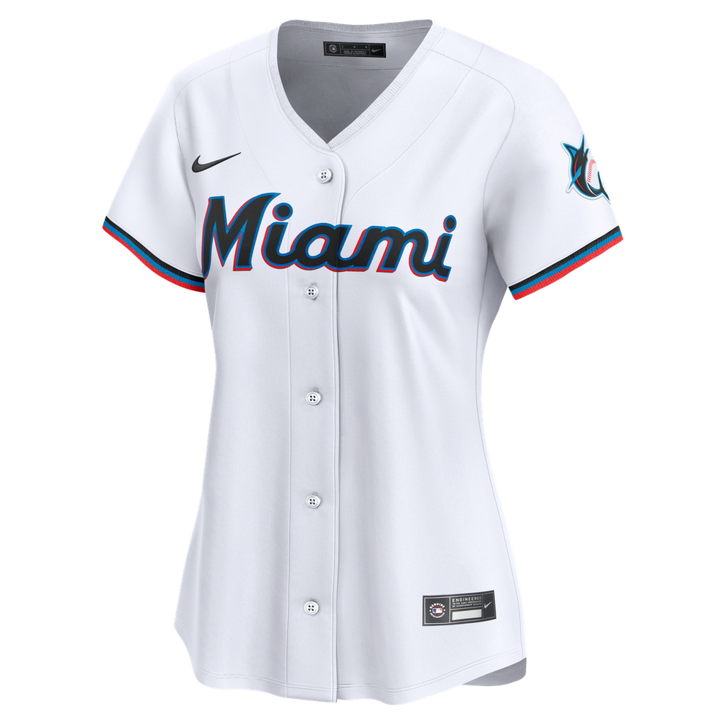 Miami Marlins Sandy Alcantara Nike Women's Home Limited Jersey - White
