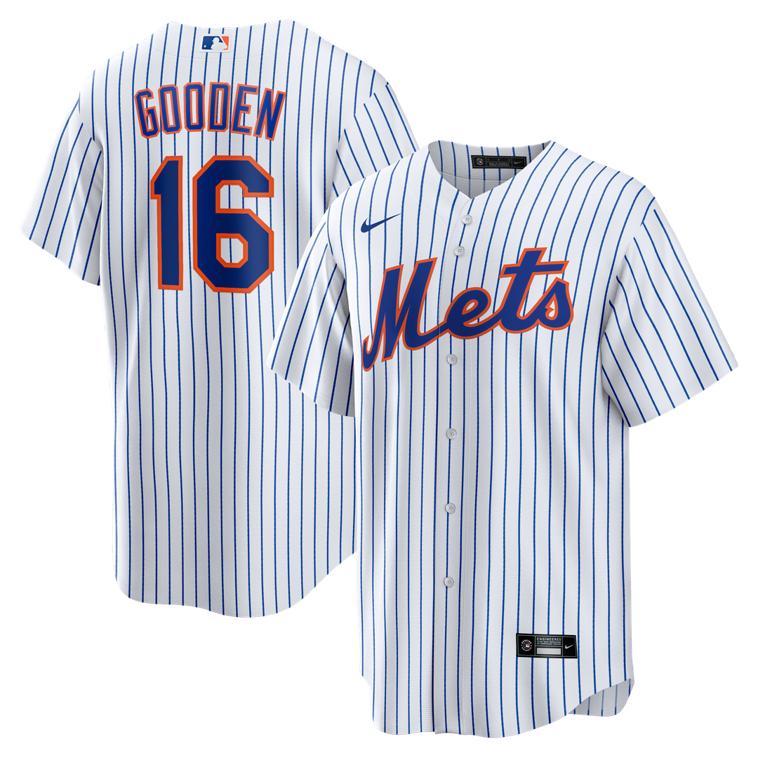 New York Mets Dwight Gooden Nike Home Retired Replica Jersey - White