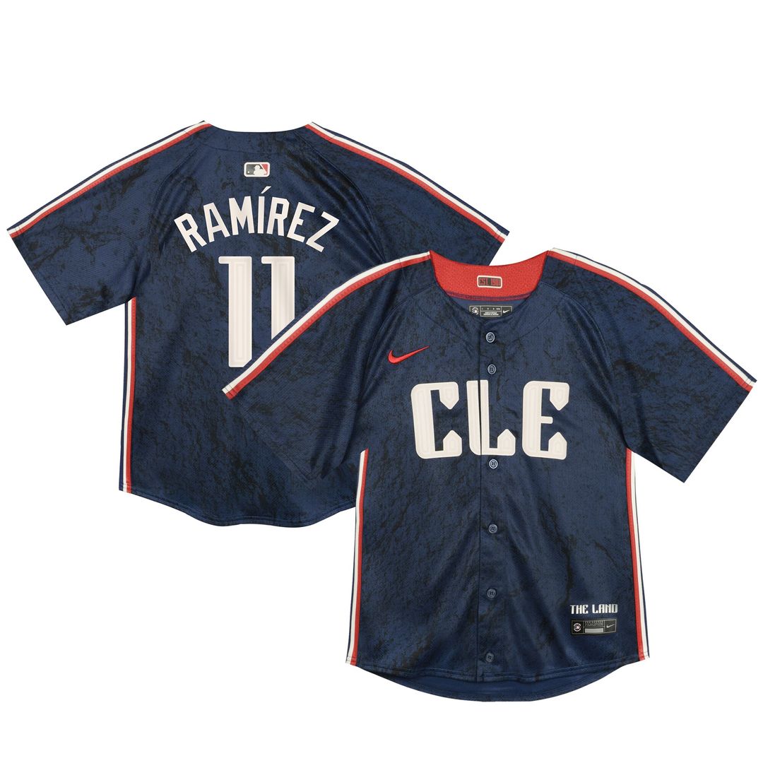 Cleveland Guardians Jose Ramirez Nike Toddler 2024 City Connect Limited Jersey - Navy