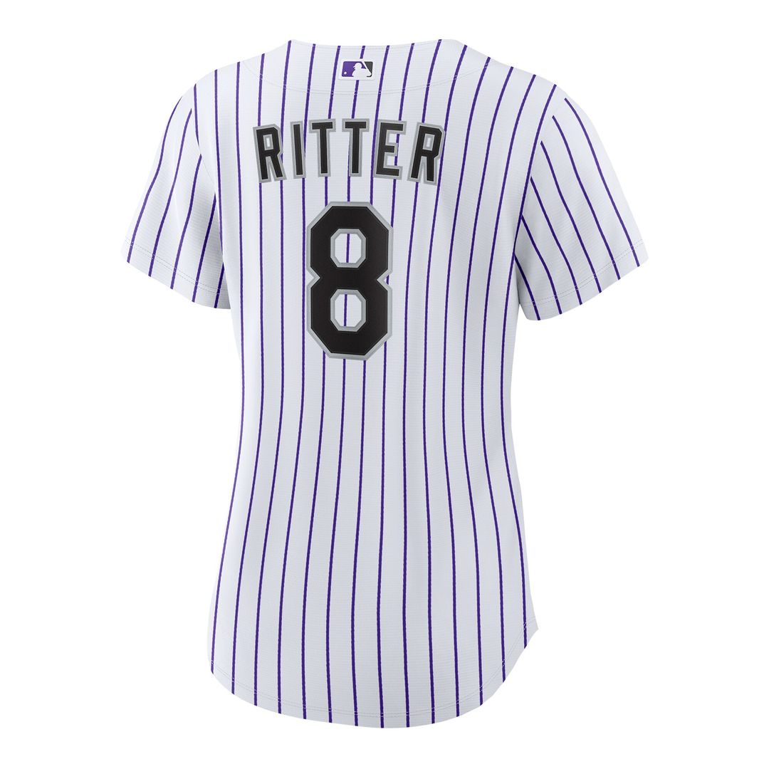 Colorado Rockies Ryan Ritter Nike Women's Home Replica Jersey - White