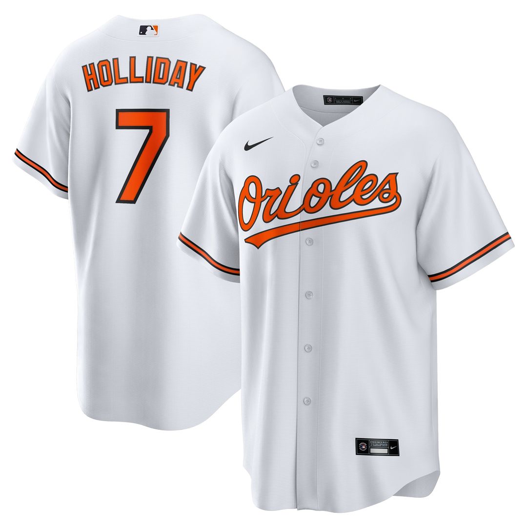 Baltimore Orioles Jackson Holliday Nike Home Replica Jersey - White