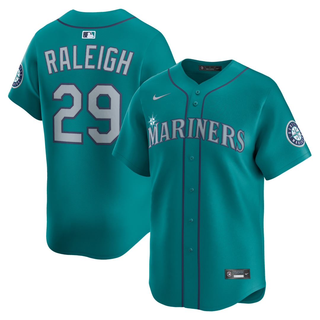 Seattle Mariners Cal Raleigh Nike Home Limited Jersey - White