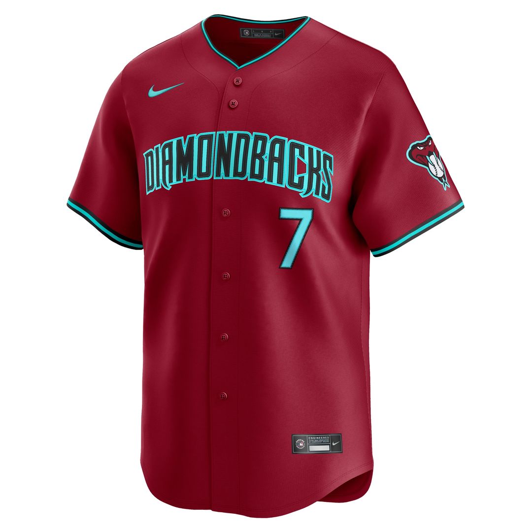 Arizona Diamondbacks Corbin Carroll Nike Alternate Limited Jersey - Black