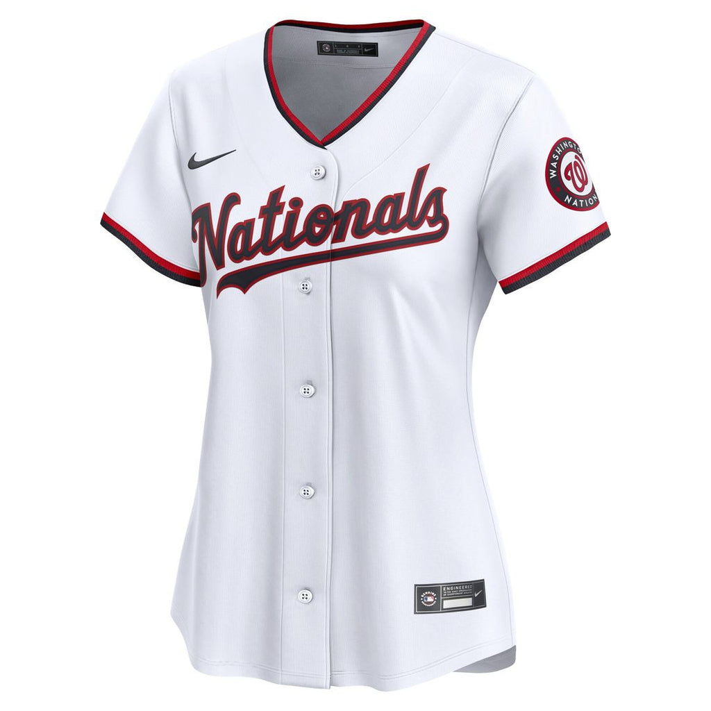 Washington Nationals James Wood Nike Women's Home Limited Jersey - White