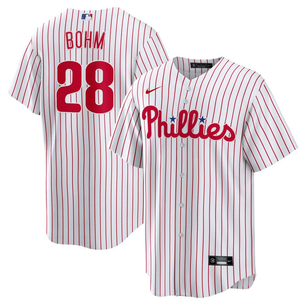 Philadelphia Phillies Alec Bohm Nike Replica Jersey - White