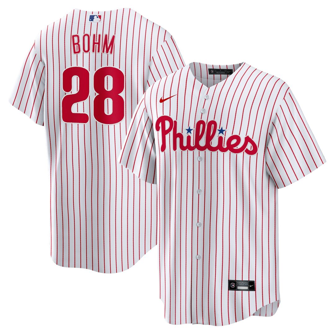 Philadelphia Phillies Alec Bohm Nike Replica Jersey - White