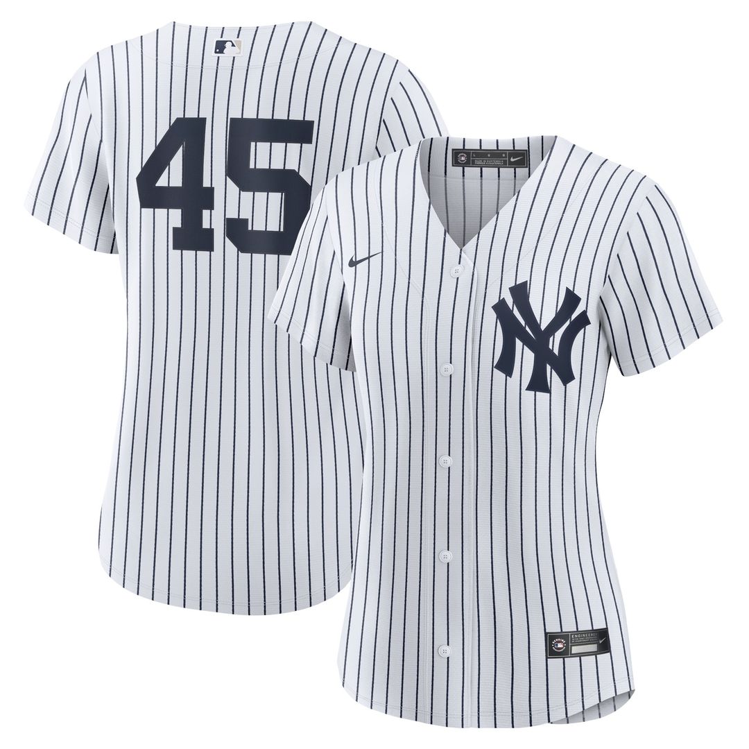 New York Yankees Gerrit Cole Nike Women's Home Replica Jersey - White