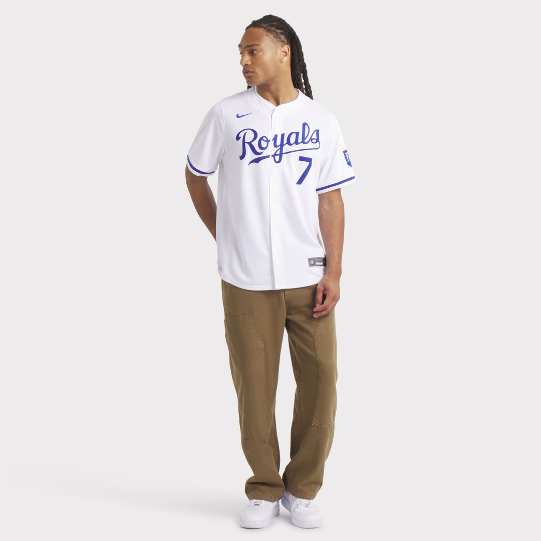 Kansas City Royals Bobby Witt Jr. Nike Home Limited Jersey - White
