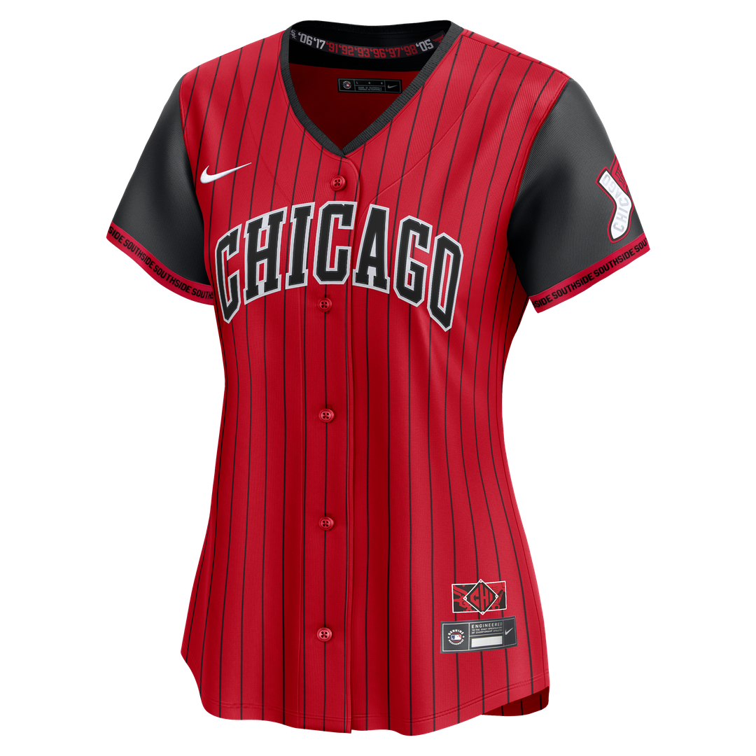 Chicago White Sox Nike Women's 2025 City Connect Limited Jersey - Red/Black