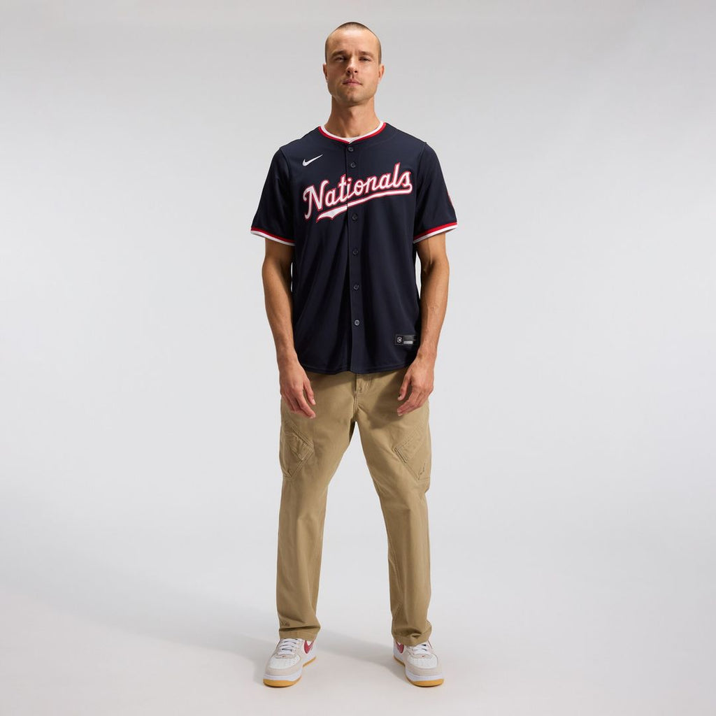 Washington Nationals James Wood Nike Alternate Limited Jersey - Navy
