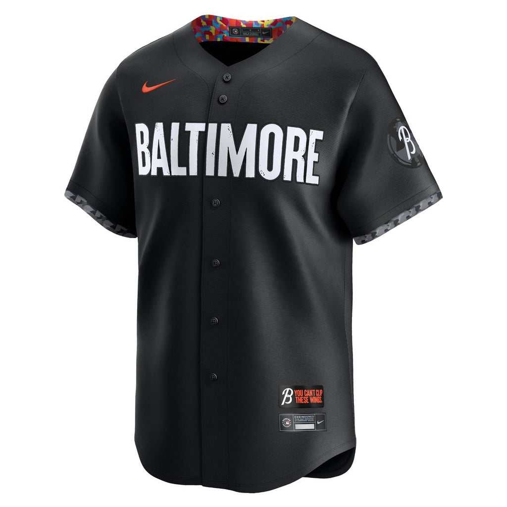Baltimore Orioles Adley Rutschman Nike City Connect Limited Jersey - Black