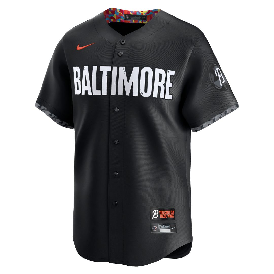 Baltimore Orioles Adley Rutschman Nike City Connect Limited Jersey - Black