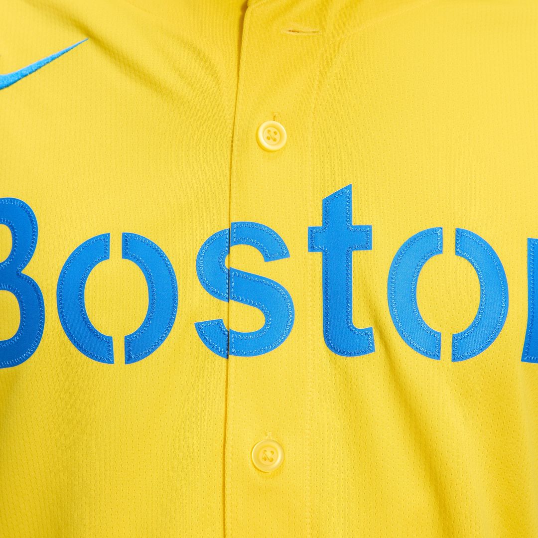 Boston Red Sox Nike City Connect Limited Jersey - Gold
