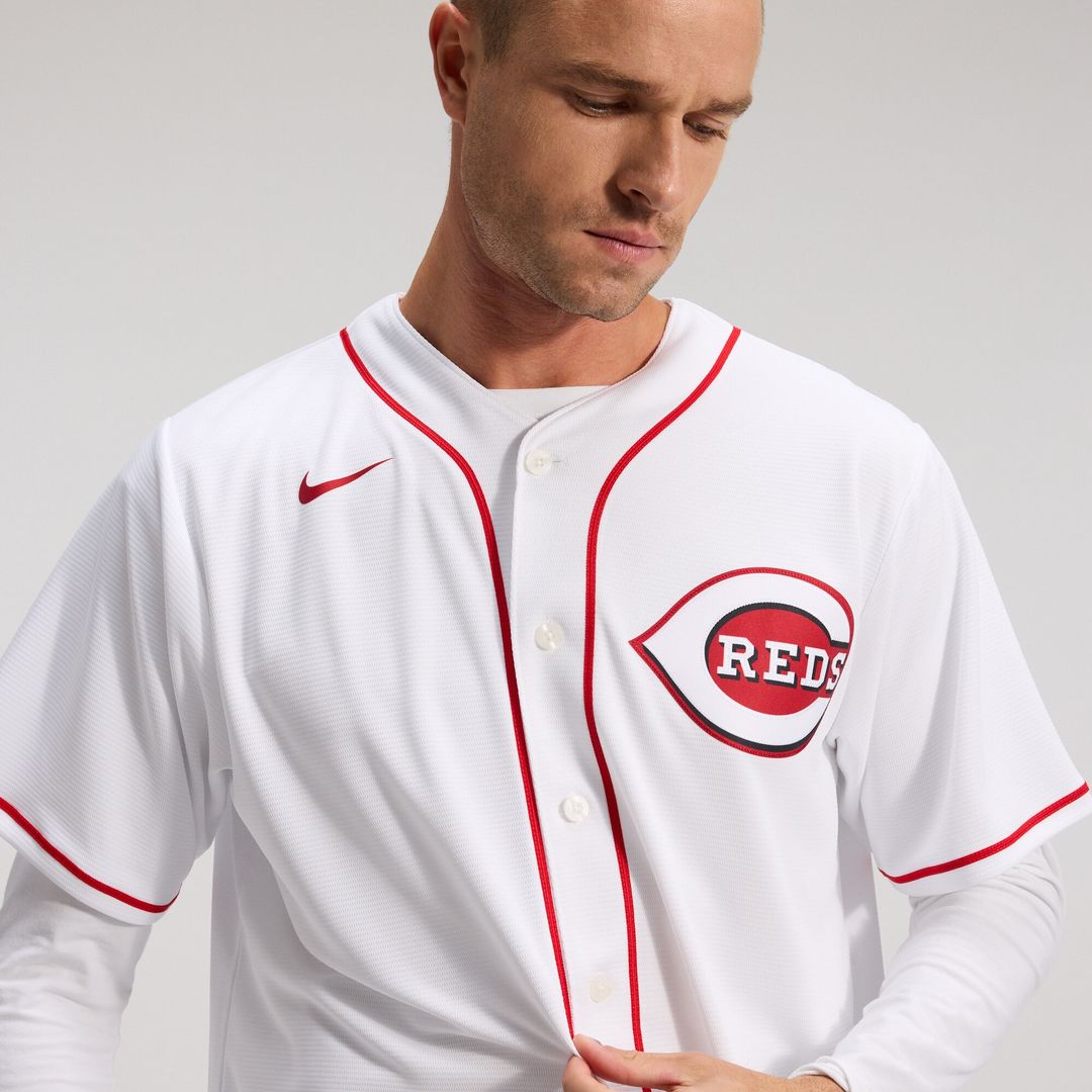 Cincinnati Reds Nike Home Replica Team Jersey - White