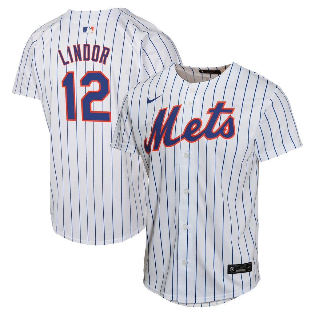 New York Mets Francisco Lindor Nike Youth Home Game Jersey - White