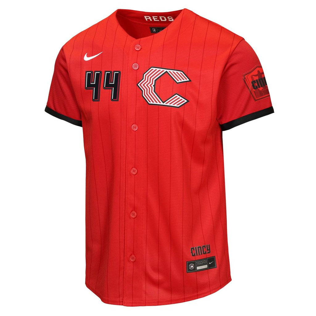Cincinnati Reds Elly De La Cruz Nike Youth 2026 City Connect Stadium Jersey - Red