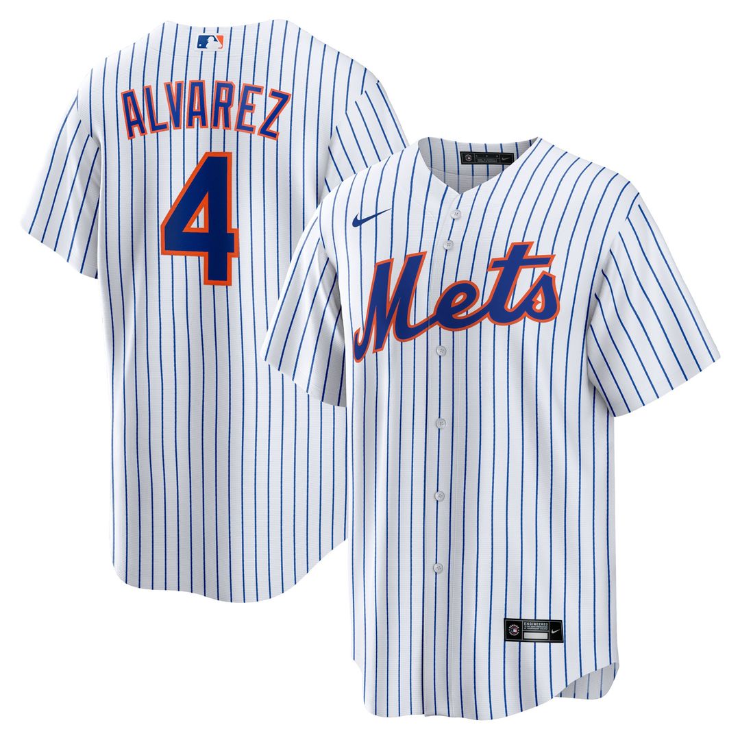New York Mets Francisco Alvarez Nike Replica Jersey - White