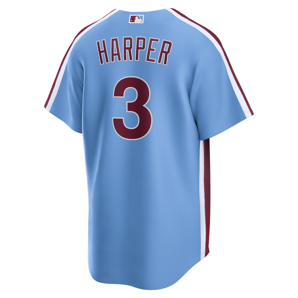 Philadelphia Phillies Bryce Harper Nike Alternate Replica Jersey - Light Blue