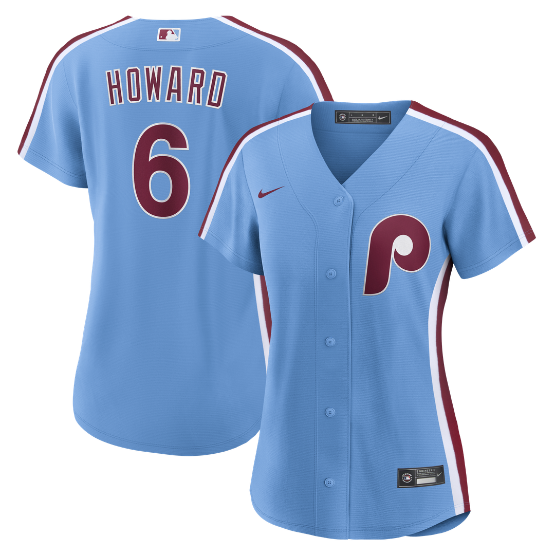 Philadelphia Phillies Ryan Howard Nike Women's Replica Jersey - Light Blue