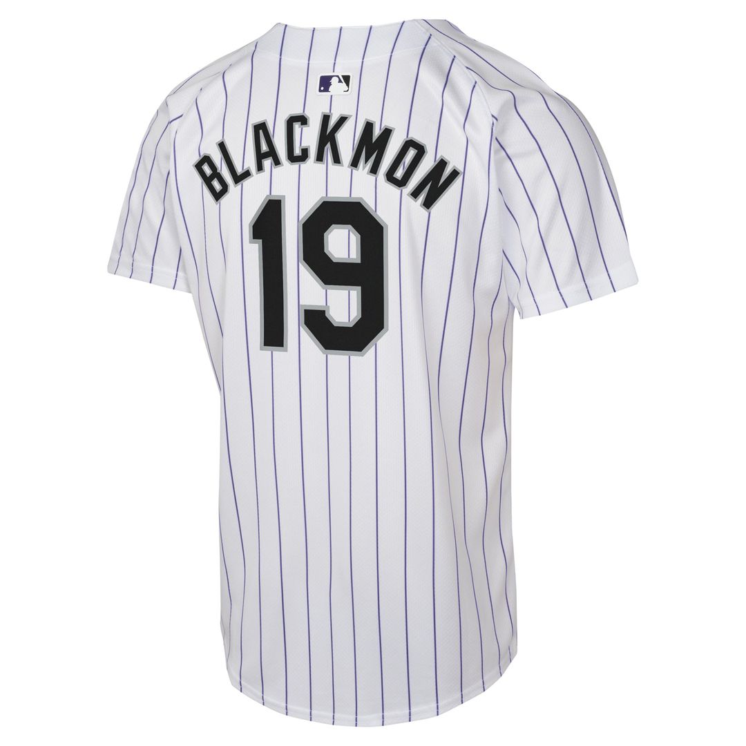 Colorado Rockies Charlie Blackmon Nike Youth Home Game Jersey - White
