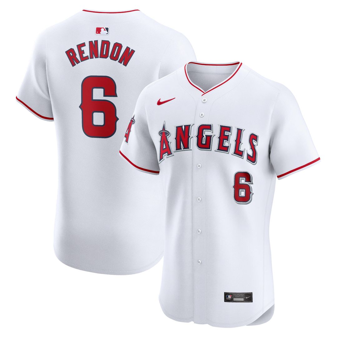 Los Angeles Angels Anthony Rendon Nike Home Elite Jersey - White
