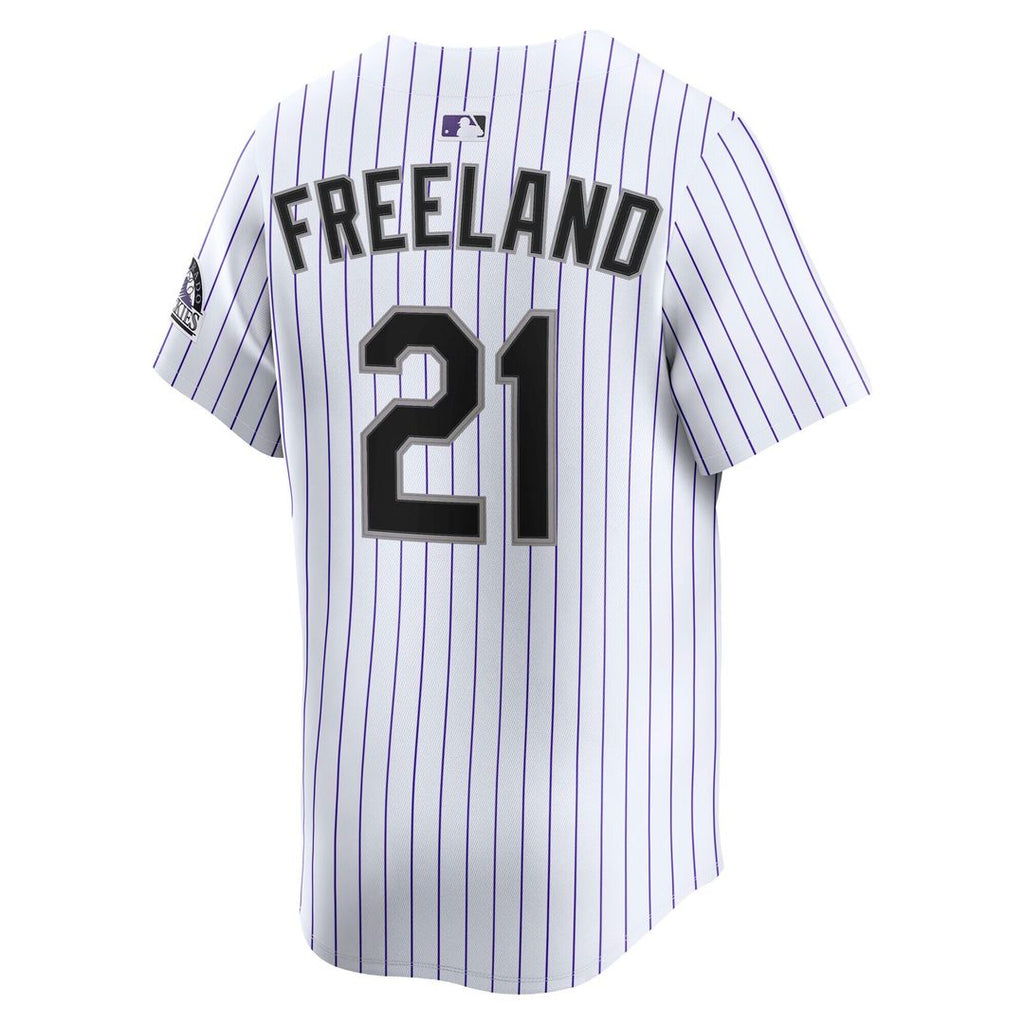 Colorado Rockies Kyle Freeland Nike Home Limited Jersey - White
