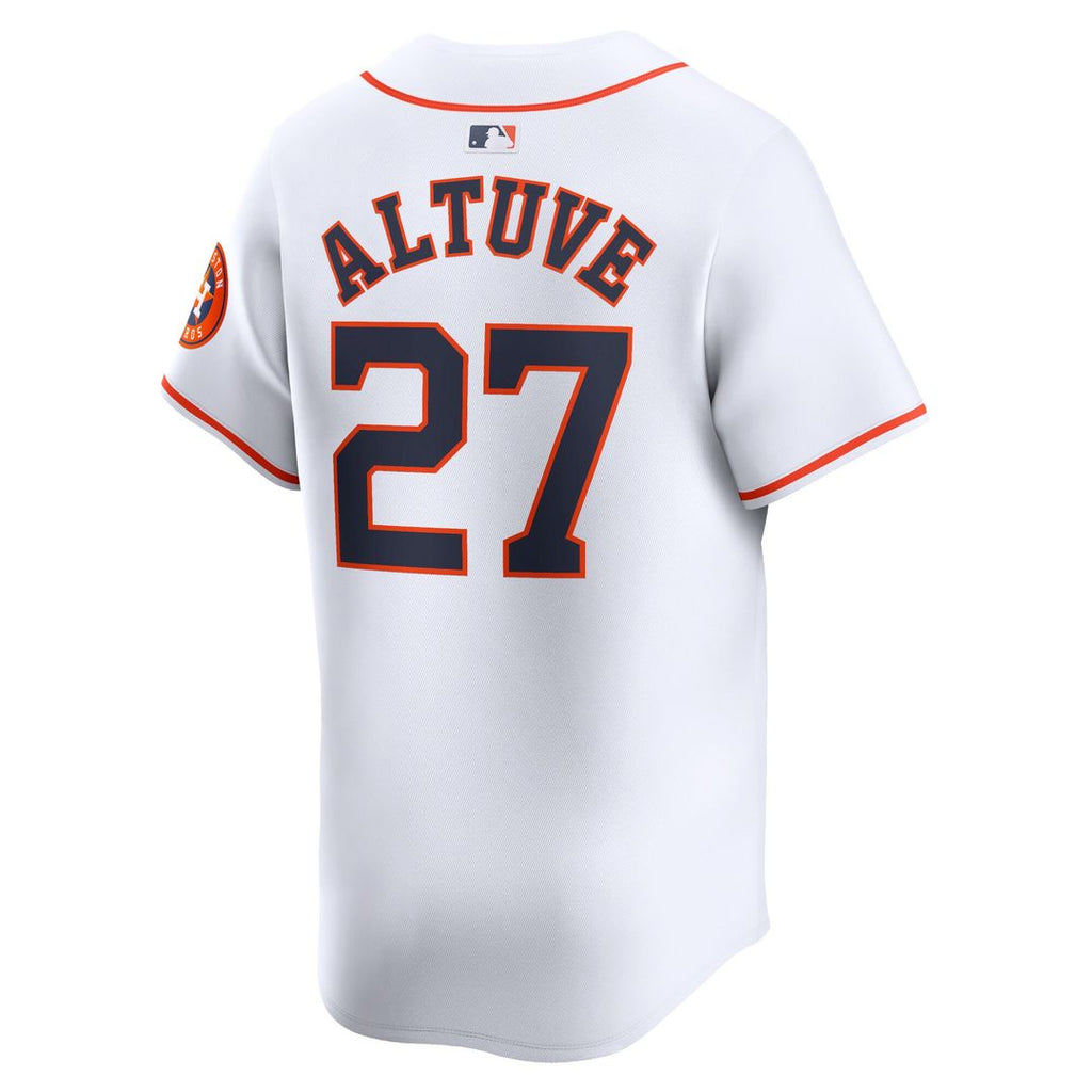 Houston Astros Jose Altuve Nike Home Limited Jersey - White