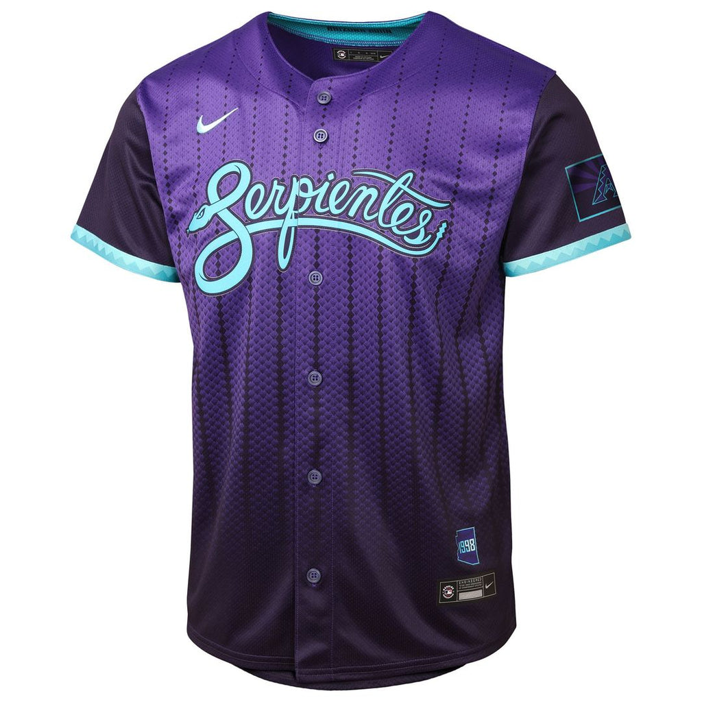 Arizona Diamondbacks Corbin Carroll Nike Youth 2025 City Connect Limited Jersey - Purple