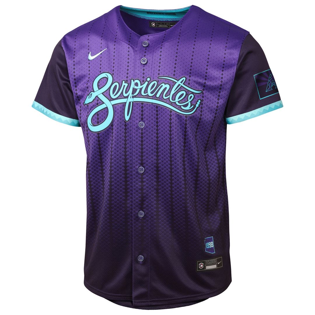 Arizona Diamondbacks Corbin Carroll Nike Youth 2025 City Connect Limited Jersey - Purple