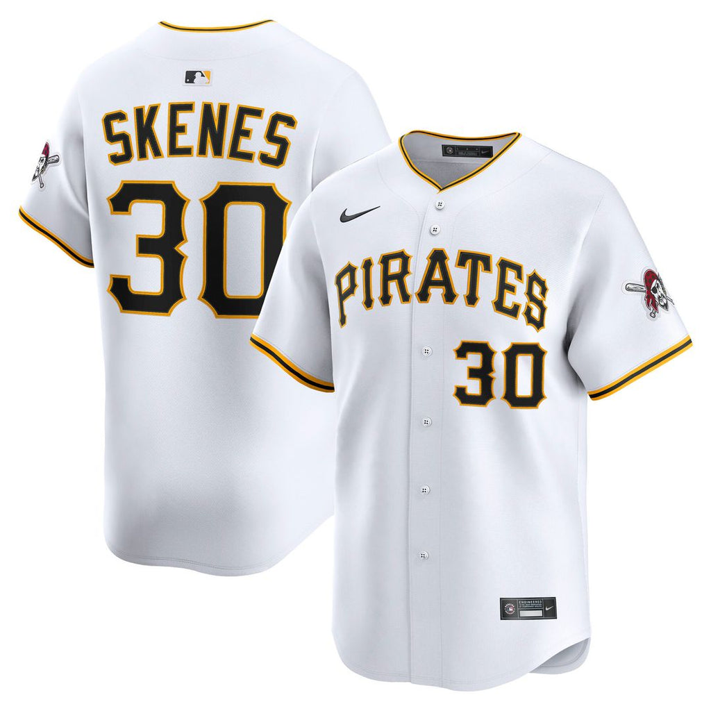 Pittsburgh Pirates Paul Skenes Nike Home Limited Jersey - White