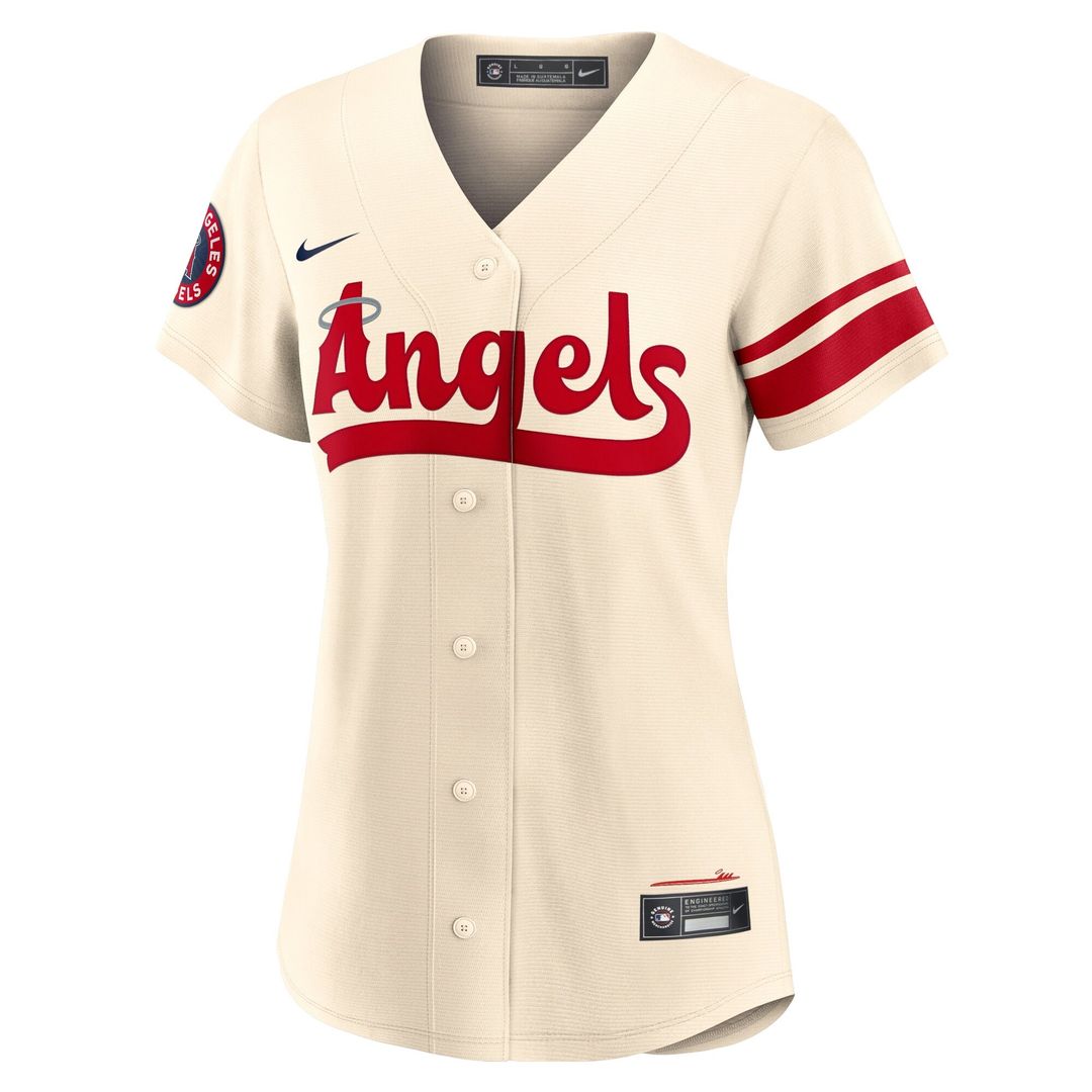 Los Angeles Angels Anthony Rendon Nike Women's City Connect Replica Jersey - Cream