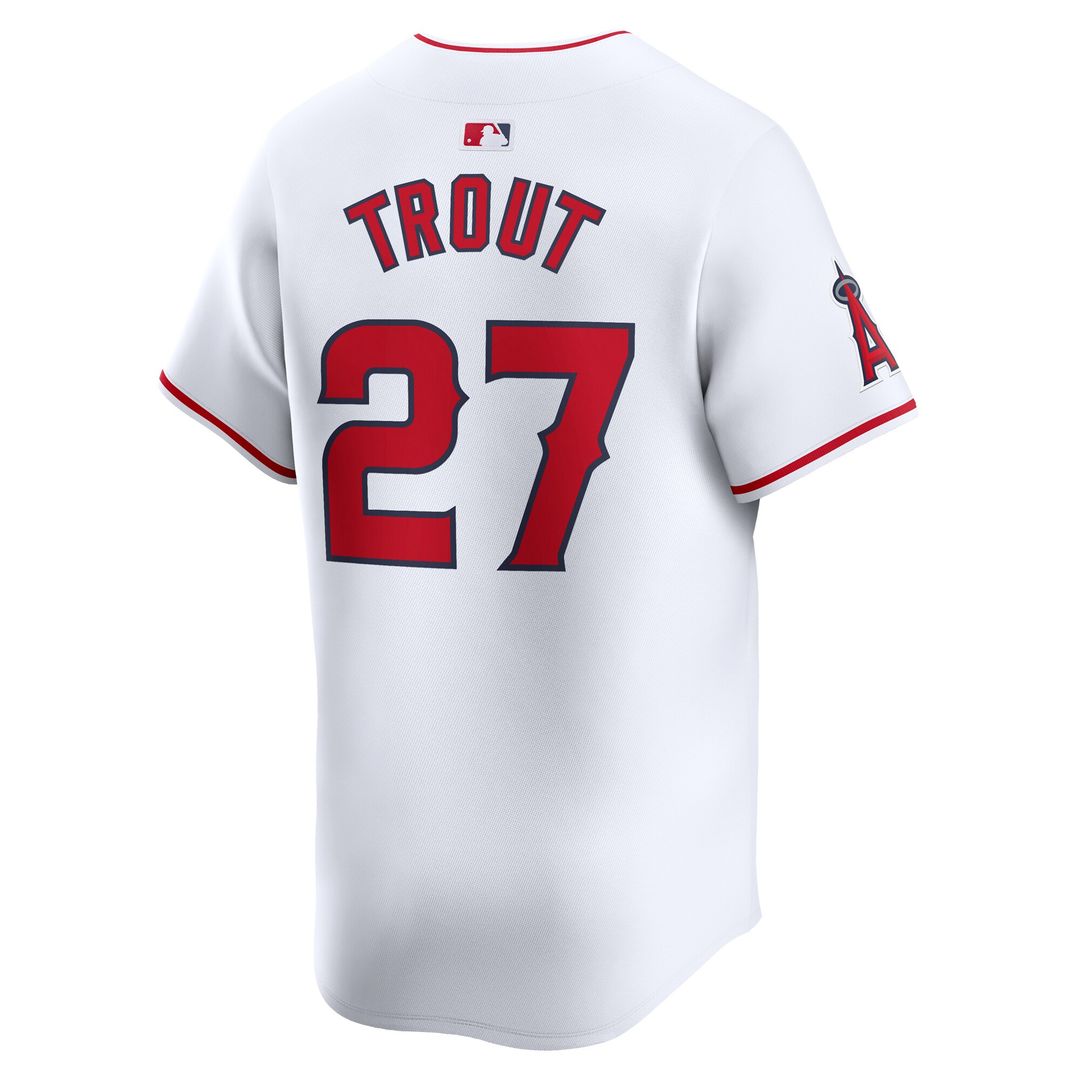 Los Angeles Angels Mike Trout Nike Youth Home Limited Jersey - White